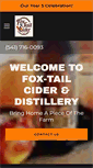 Mobile Screenshot of foxtailcider.com